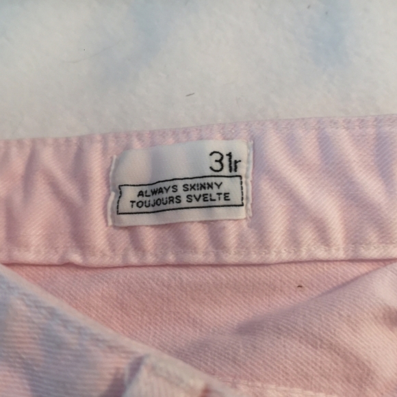 GAP 1969 Always Skinny Pink Jean Size 31 - Picture 2 of 5